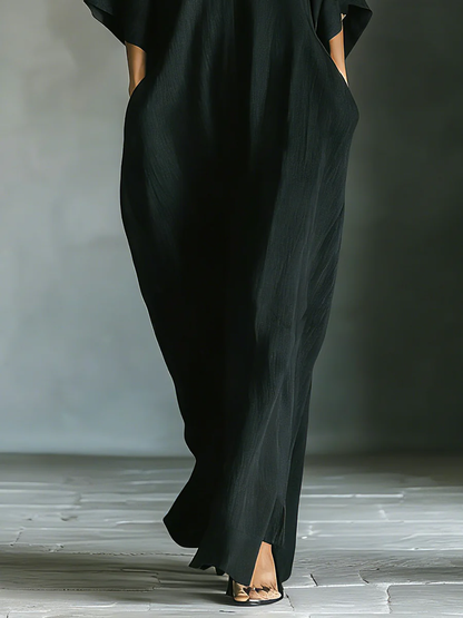 Alessandra • Vestido Largo Oversize Tipo Kimono