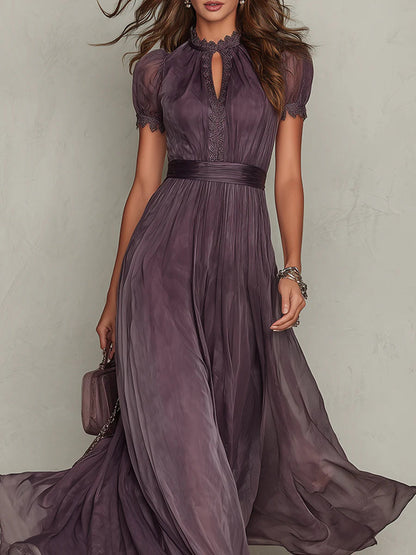 Flavia • Vestido Largo con Escote en Forma de Llave