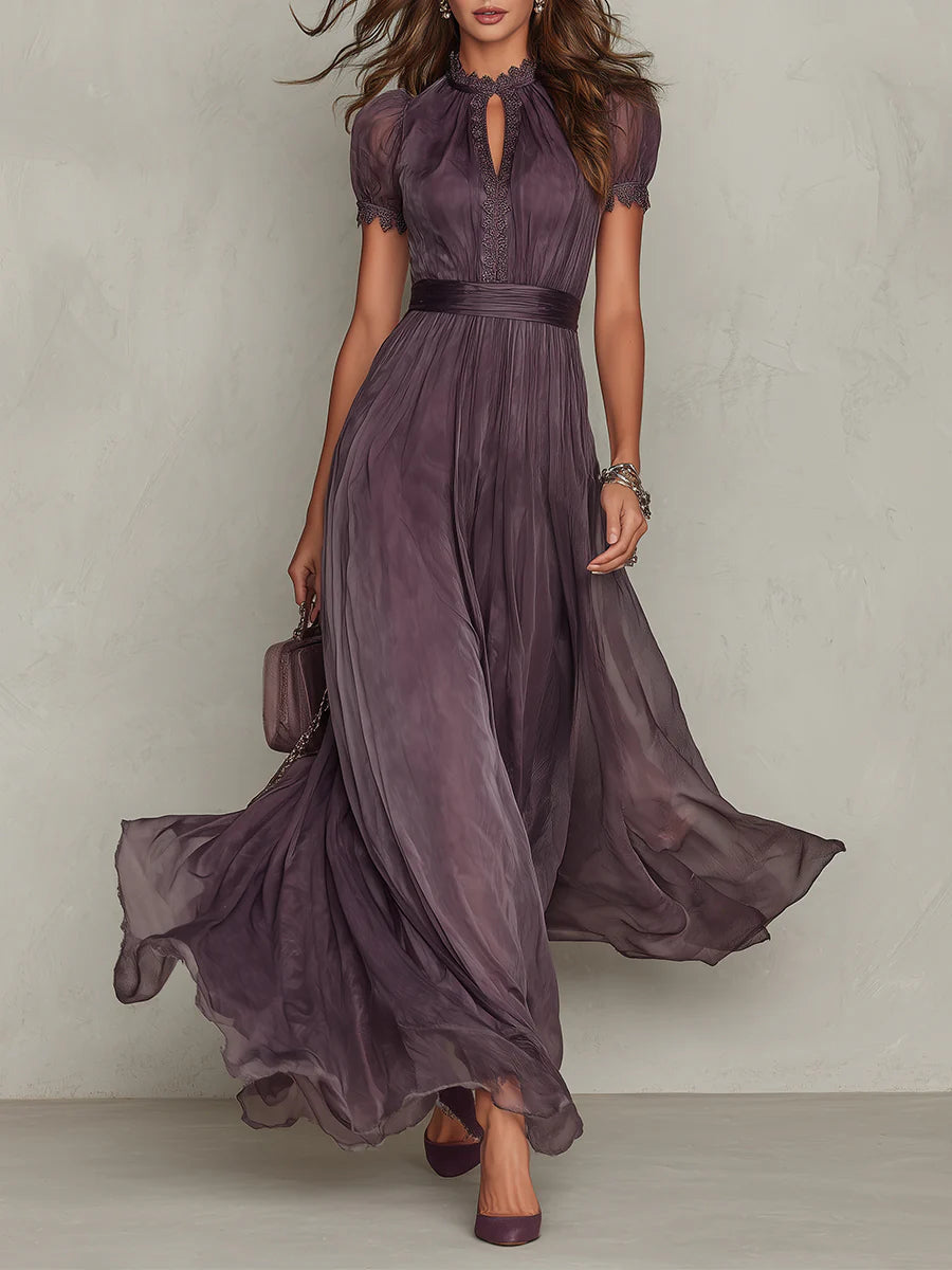 Flavia • Vestido Largo con Escote en Forma de Llave