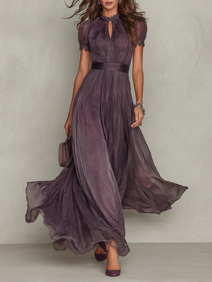 Flavia • Vestido Largo con Escote en Forma de Llave