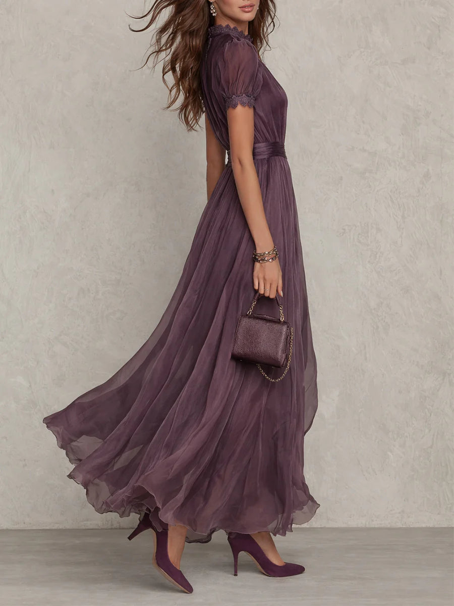 Flavia • Vestido Largo con Escote en Forma de Llave