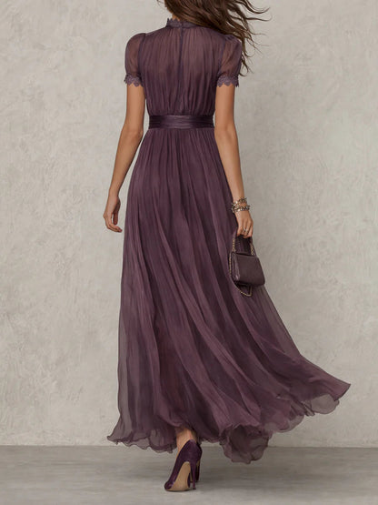 Flavia • Vestido Largo con Escote en Forma de Llave