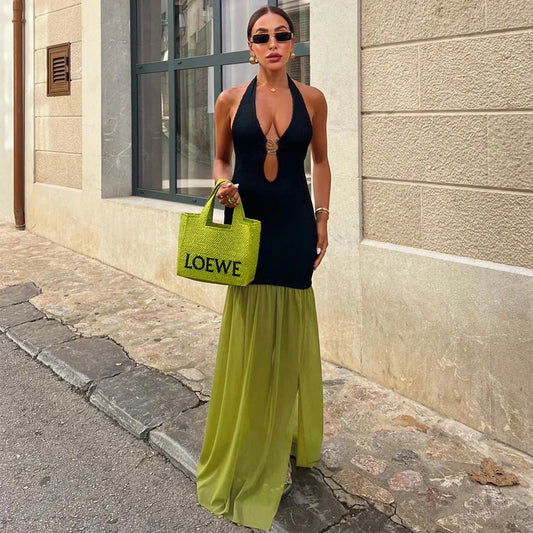 Lena | Vestido Largo Con Tirantes