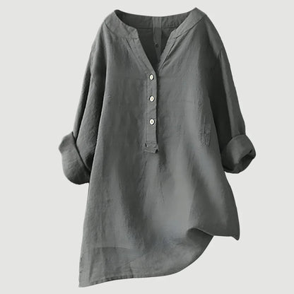 Alba | Camisa de Lino Fresca y Relajada