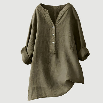 Alba | Camisa de Lino Fresca y Relajada