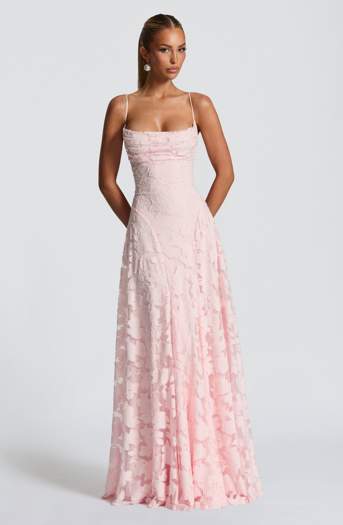 Francisa | Vestido Largo con Corsé de Encaje