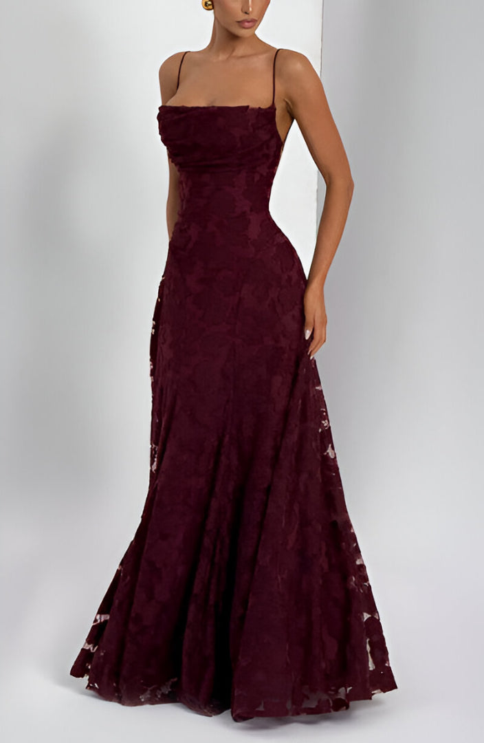 Francisa | Vestido Largo con Corsé de Encaje