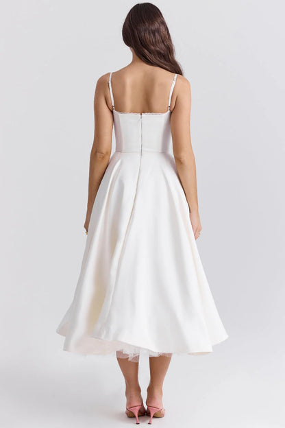 Cindy | Vestido Midi de Tul con Encanto Romántico