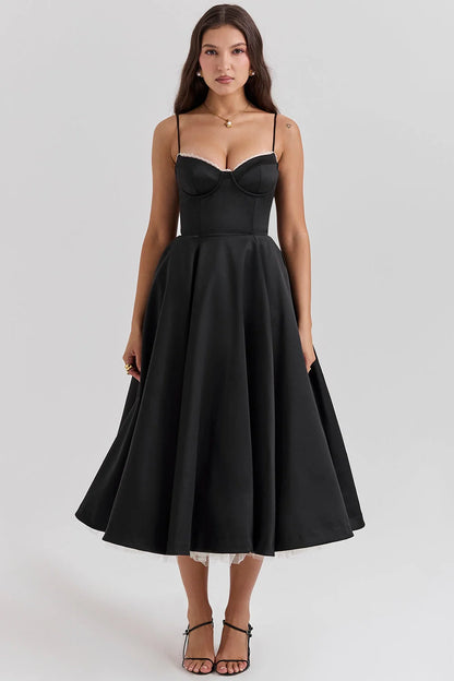 Cindy | Vestido Midi de Tul con Encanto Romántico