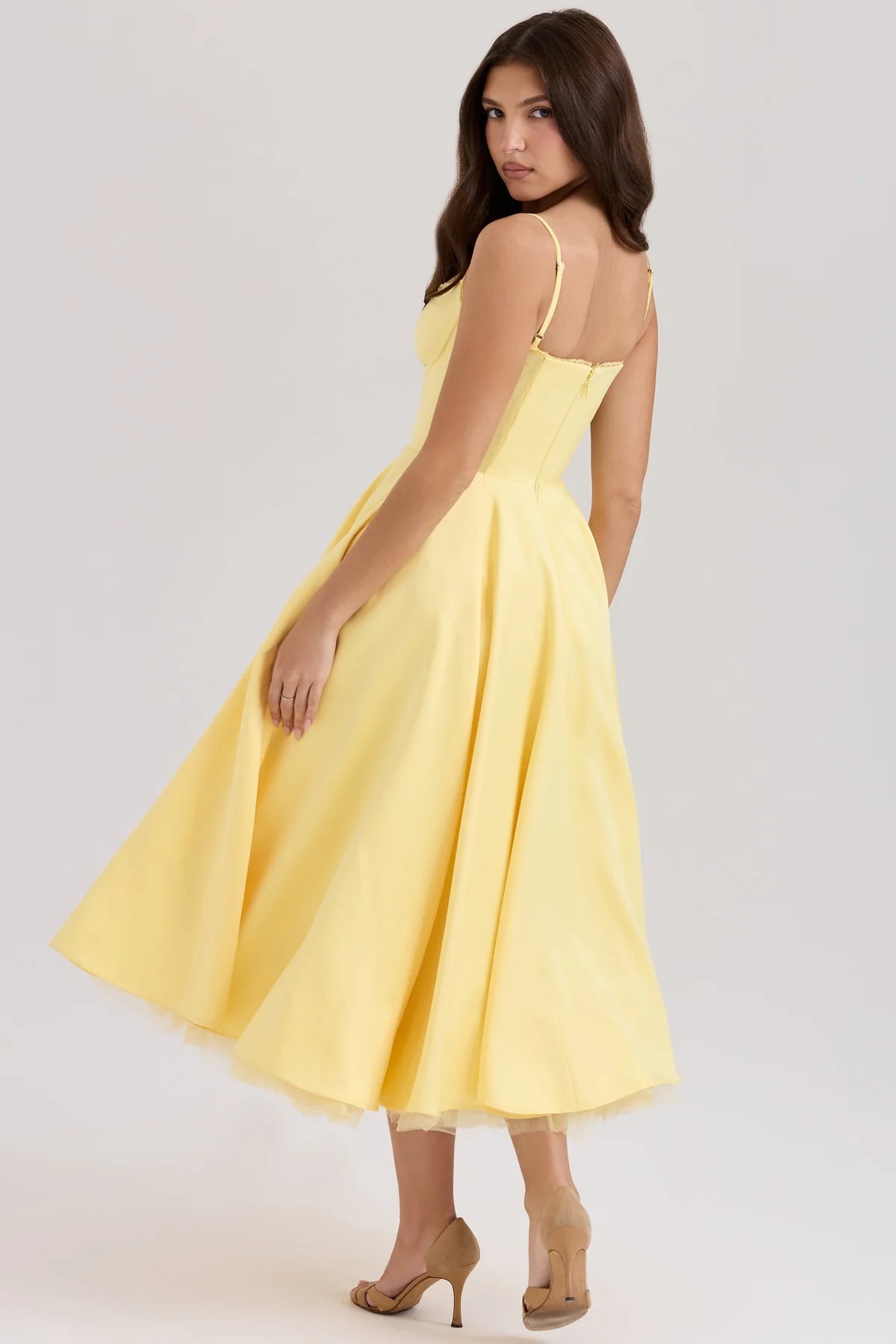 Cindy | Vestido Midi de Tul con Encanto Romántico