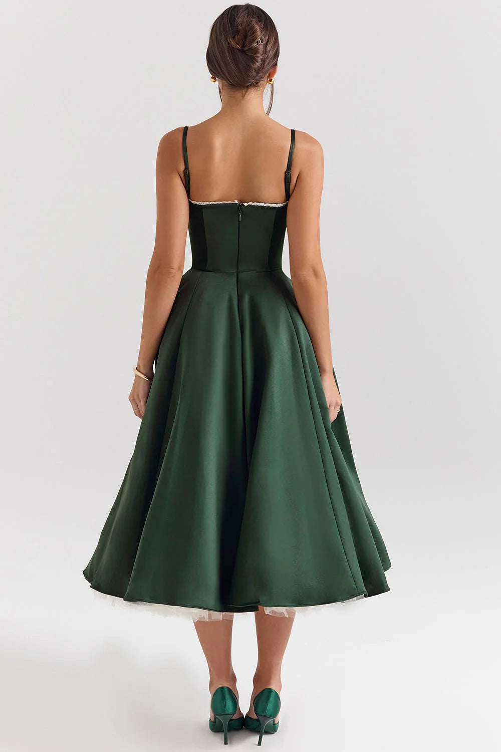 Cindy | Vestido Midi de Tul con Encanto Romántico