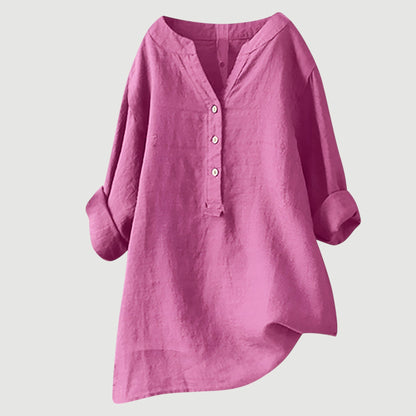 Alba | Camisa de Lino Fresca y Relajada
