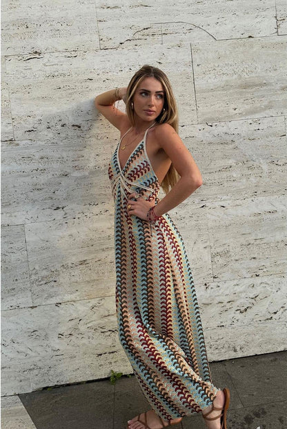 Cancún | Vestido Largo De Crochet
