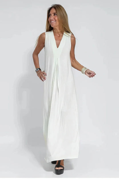 Vestido Largo Elegante + Cárdigan a Juego de REGALO